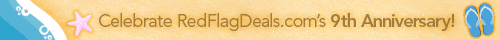 Celebrate RedFlagDeals.com's 9th anniversary! A chance to WIN a trip for two!